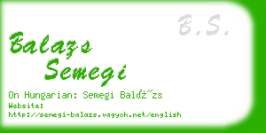balazs semegi business card